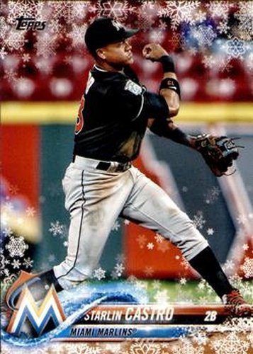#HMW2 Starlin Castro - Miami Marlins - 2018 Topps Holiday Baseball