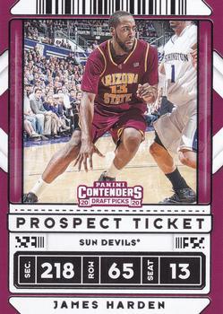 #2b James Harden - Arizona State Sun Devils - 2020 Panini Contenders Draft Picks Basketball