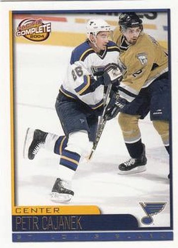 #300 Petr Cajanek - St. Louis Blues - 2003-04 Pacific Complete Hockey
