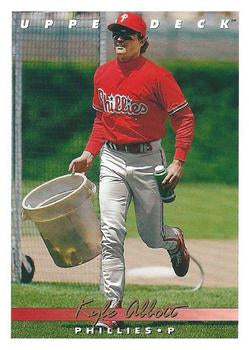 #300 Kyle Abbott - Philadelphia Phillies - 1993 Upper Deck Baseball