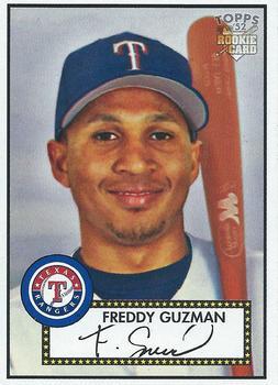 #300 Freddy Guzman - Texas Rangers - 2006 Topps 1952 Edition Baseball