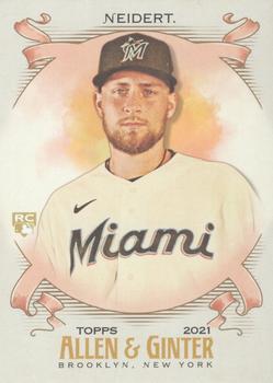 #300 Nick Neidert - Miami Marlins - 2021 Topps Allen & Ginter Baseball