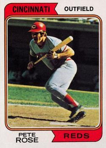 #300 Pete Rose - Cincinnati Reds - 1974 Topps Baseball