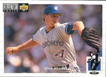 #300 Woody Williams - Toronto Blue Jays - 1994 Collector's Choice Baseball