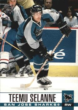 #300 Teemu Selanne - San Jose Sharks - 2003-04 Pacific Hockey