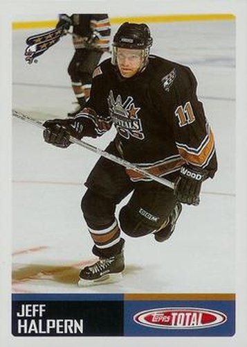#300 Jeff Halpern - Washington Capitals - 2002-03 Topps Total Hockey