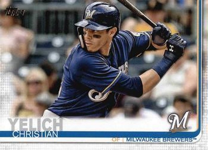 #300a Christian Yelich - Milwaukee Brewers - 2019 Topps Baseball