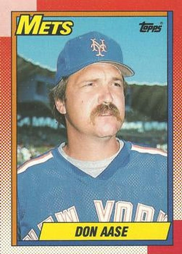 #301 Don Aase - New York Mets - 1990 O-Pee-Chee Baseball