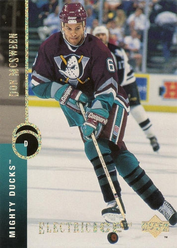 #301 Don McSween - Anaheim Mighty Ducks - 1994-95 Upper Deck Hockey - Electric Ice