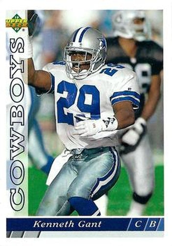 #301 Kenneth Gant - Dallas Cowboys - 1993 Upper Deck Football