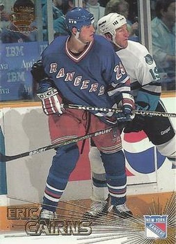 #301 Eric Cairns - New York Rangers - 1997-98 Pacific Crown Hockey