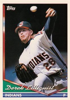#301 Derek Lilliquist - Cleveland Indians - 1994 Topps Baseball