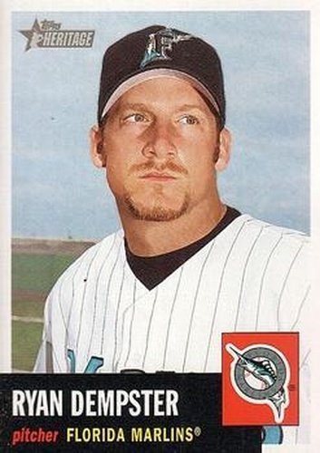 #301 Ryan Dempster - Florida Marlins - 2002 Topps Heritage Baseball