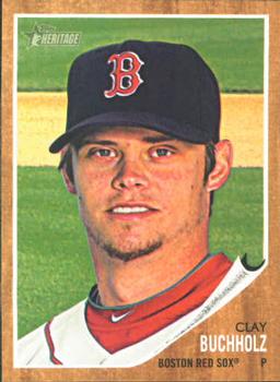 #301 Clay Buchholz - Boston Red Sox - 2011 Topps Heritage Baseball