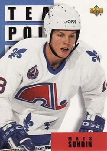 #302 Mats Sundin - Quebec Nordiques - 1993-94 Upper Deck Hockey