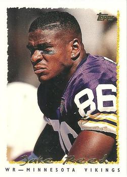 302 Jake Reed - Minnesota Vikings - 1995 Topps Football – Isolated Cards