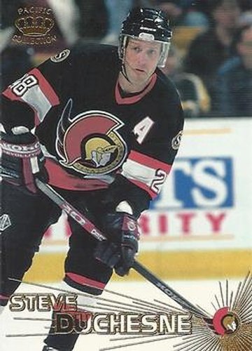 #302 Steve Duchesne - Ottawa Senators - 1997-98 Pacific Crown Hockey