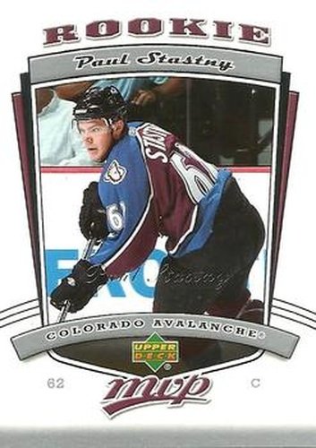 #302 Paul Stastny - Colorado Avalanche - 2006-07 Upper Deck MVP Hockey