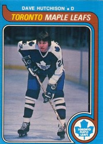 #302 Dave Hutchison - Toronto Maple Leafs - 1979-80 O-Pee-Chee Hockey