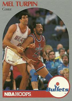 #302 Mel Turpin - Washington Bullets - 1990-91 Hoops Basketball