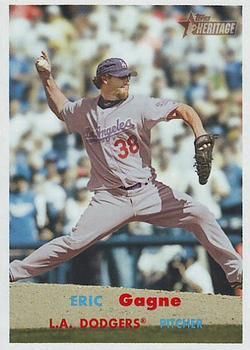 #302 Eric Gagne - Los Angeles Dodgers - 2006 Topps Heritage Baseball