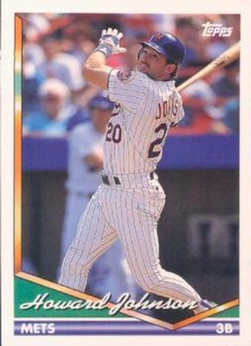 #302 Howard Johnson - New York Mets - 1994 Topps Baseball