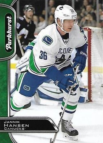 #302 Jannik Hansen - Vancouver Canucks - 2016-17 Parkhurst Hockey