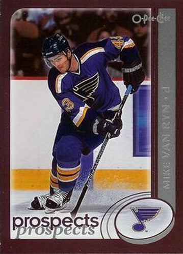 #302 Mike Van Ryn - St. Louis Blues - 2002-03 O-Pee-Chee Hockey