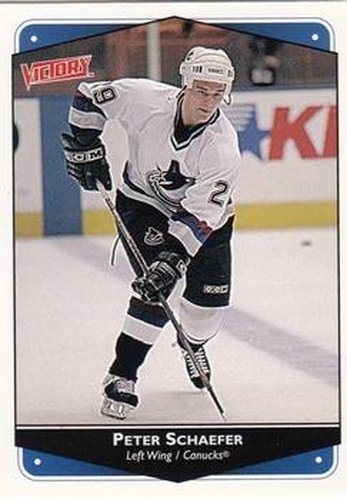 #302 Peter Schaefer - Vancouver Canucks - 1999-00 Upper Deck Victory Hockey