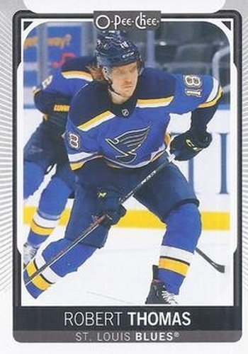 #302 Robert Thomas - St. Louis Blues - 2021-22 O-Pee-Chee Hockey