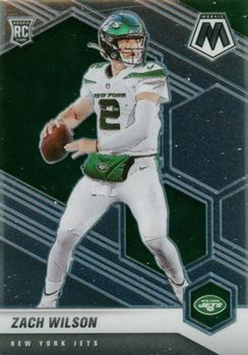 #302 Zach Wilson - New York Jets - 2021 Panini Mosaic Football