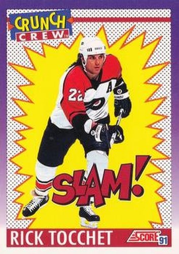 #302 Rick Tocchet - Philadelphia Flyers - 1991-92 Score American Hockey
