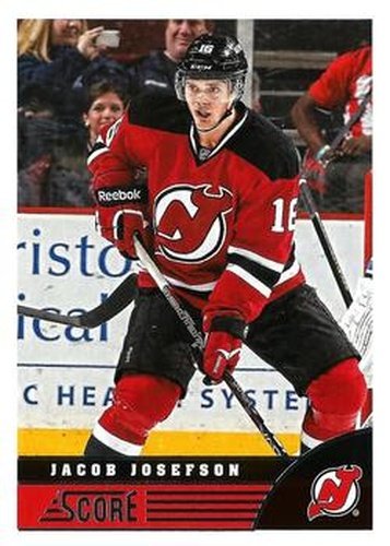 #302 Jacob Josefson - New Jersey Devils - 2013-14 Score Hockey