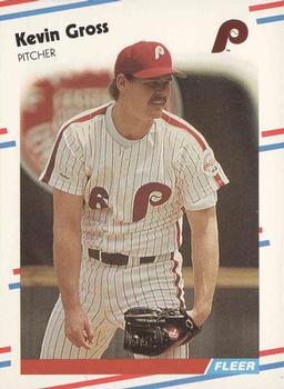 #303 Kevin Gross - Philadelphia Phillies - 1988 Fleer Baseball