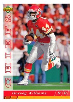 #303 Harvey Williams - Kansas City Chiefs - 1993 Upper Deck Football