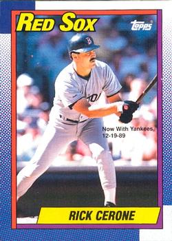 #303 Rick Cerone - New York Yankees - 1990 O-Pee-Chee Baseball