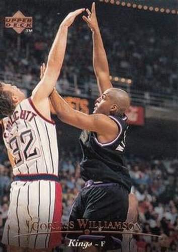 #303 Corliss Williamson - Sacramento Kings - 1995-96 Upper Deck Basketball
