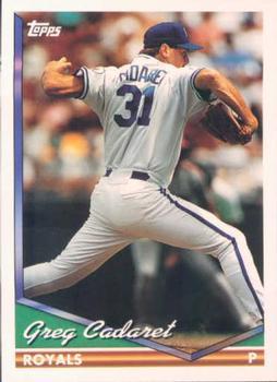 #303 Gregdaret - Kansas City Royals - 1994 Topps Baseball