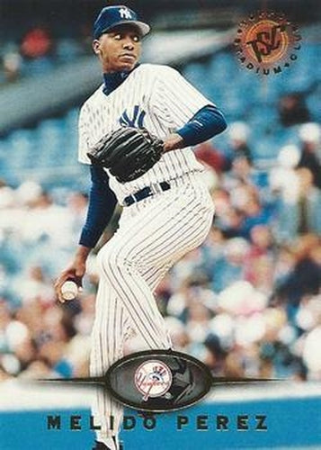 #303 Melido Perez - New York Yankees - 1995 Stadium Club Baseball