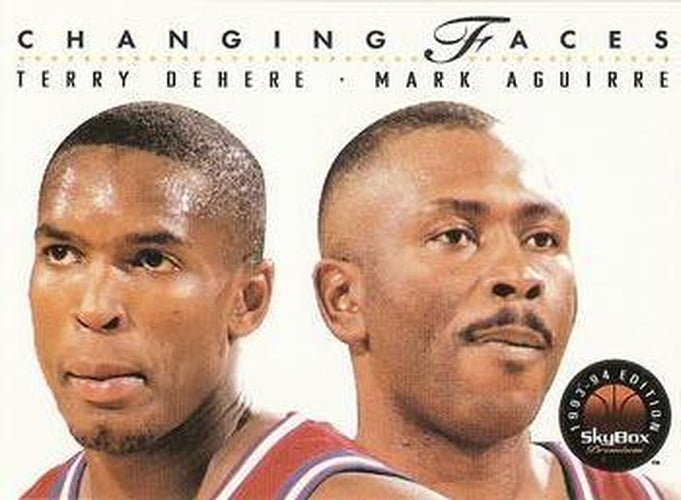 #303 Terry Dehere / Mark Aguirre - Los Angeles Clippers - 1993-94 SkyBox Premium Basketball