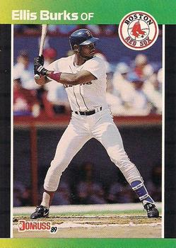 #303 Ellis Burks - Boston Red Sox - 1989 Donruss Baseball