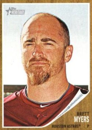 #304 Brett Myers - Houston Astros - 2011 Topps Heritage Baseball