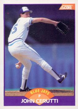 #304 John Cerutti - Toronto Blue Jays - 1989 Score Baseball
