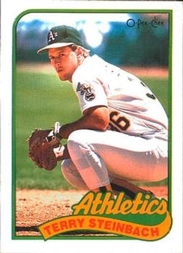 #304 Terry Steinbach - Oakland Athletics - 1989 O-Pee-Chee Baseball