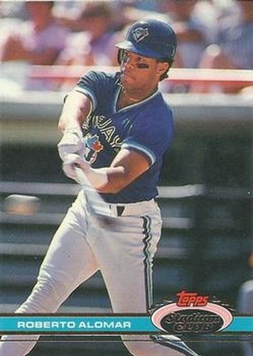 #304 Roberto Alomar - Toronto Blue Jays - 1991 Stadium Club Baseball
