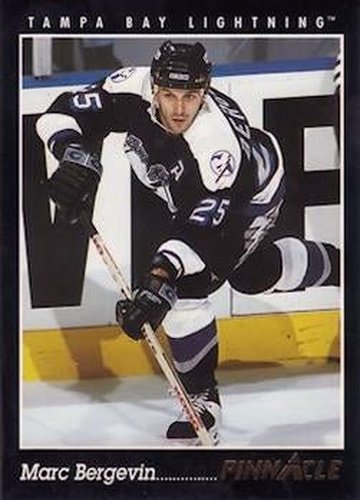 #304 Marc Bergevin - Tampa Bay Lightning - 1993-94 Pinnacle Hockey