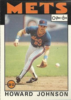#304 Howard Johnson - New York Mets - 1986 O-Pee-Chee Baseball
