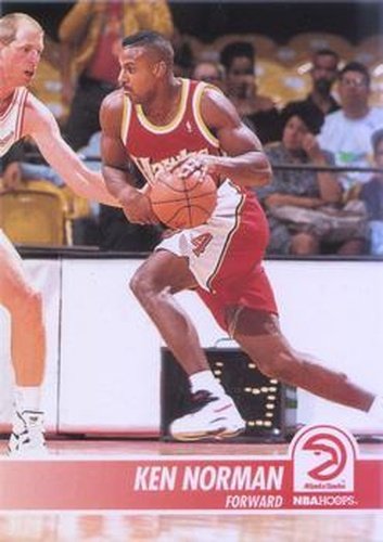 #304 Ken Norman - Atlanta Hawks - 1994-95 Hoops Basketball