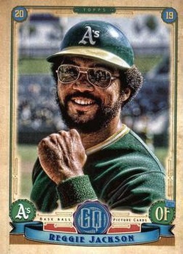#304 Reggie Jackson - Oakland Athletics - 2019 Topps Gypsy Queen Baseball