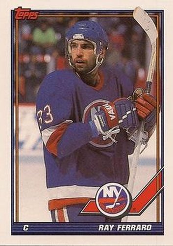 #304 Ray Ferraro - New York Islanders - 1991-92 Topps Hockey
